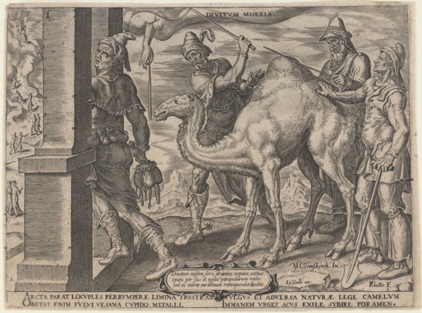 The Unhappy Lot of the Rich, 1563. Artist: Heemskerck, Maarten Jacobsz, van (1498-1574)