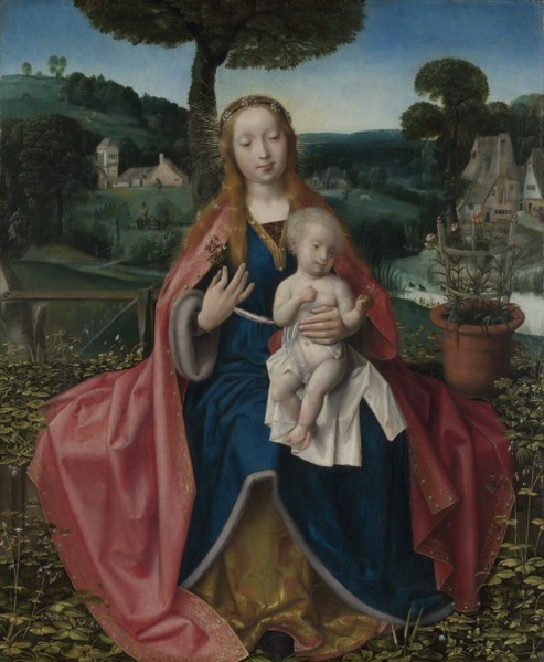 The Virgin and Child in a Landscape, Early16th cen.. Artist: Provost (Provoost), Jan (1465-1529)