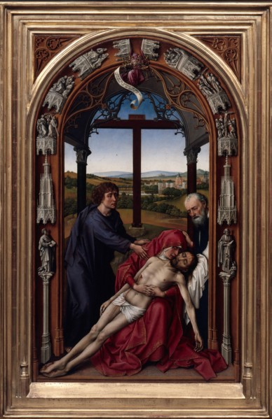 The Altar of Our Lady (Miraflores Altar), c. 1440. Artist: Weyden, Rogier, van der (ca. 1399-1464)