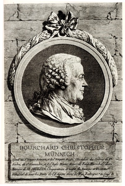Portrait of Count Burkhard Christoph von Münnich (1683-1767). Artist: Anonymous