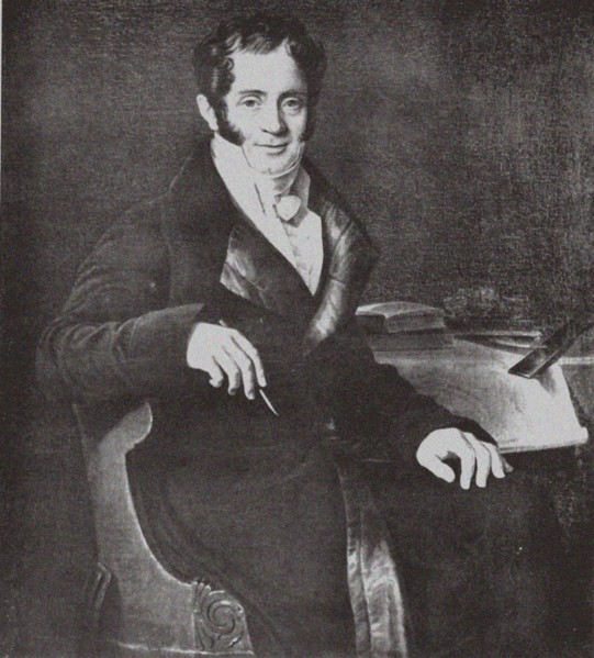 Portrait of the architect Carlo Rossi (1775-1849) (after Ch. Mitoire). Artist: Anonymous