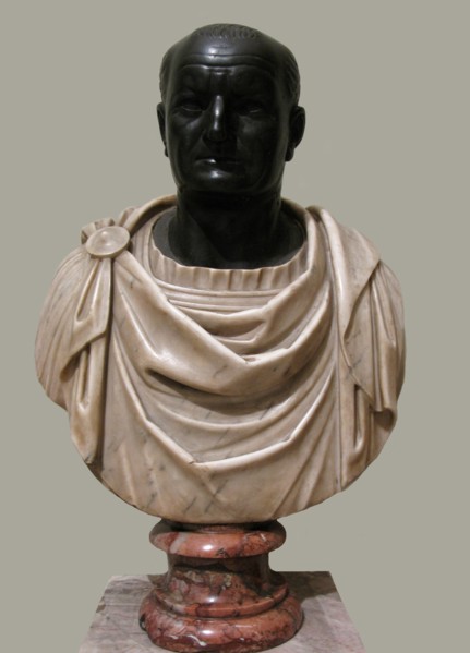 Bust of Vespasian, 1st H. 1st cen. AD. Artist: Art of Ancient Rome, Classical sculpture