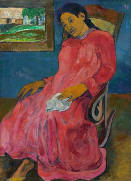 Faaturuma (Melancholic), 1891. Artist: Gauguin, Paul Eugéne Henri (1848-1903)