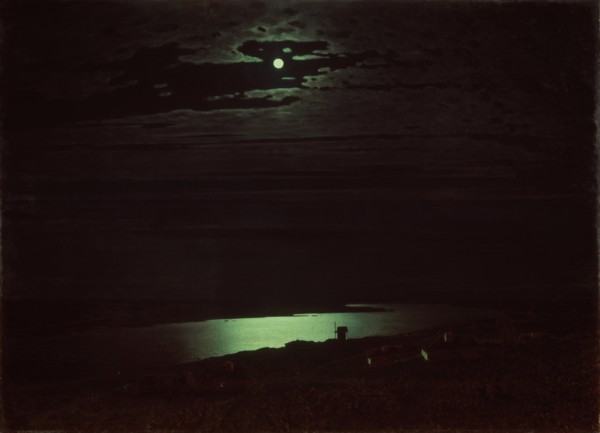 Moonlit Night on the Dniepr, 1880. Artist: Kuindzhi, Arkhip Ivanovich (1842-1910)