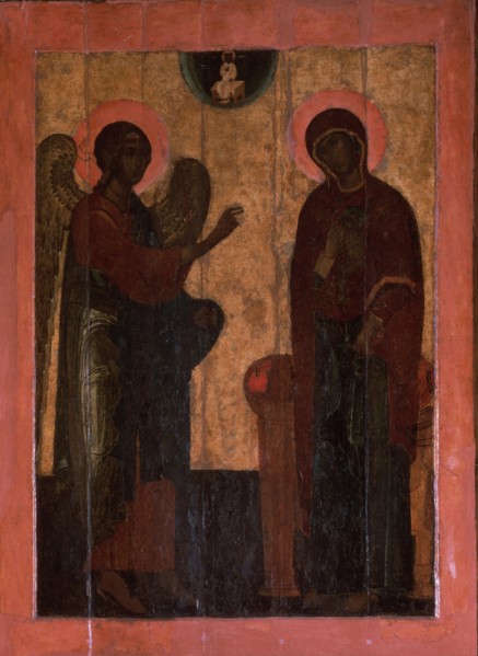 The Annunciation of Ustyug, Second half of the16th cen.. Artist: Russian icon