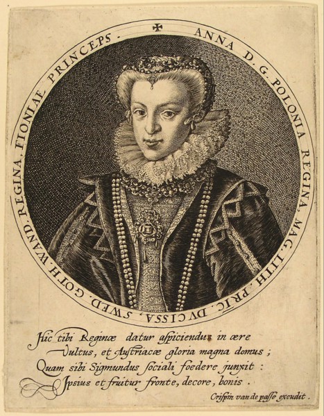Anna Catherine Constance Vasa of Poland (1619-1651). Artist: Passe, Crispijn van de, the Elder (1564-1637)