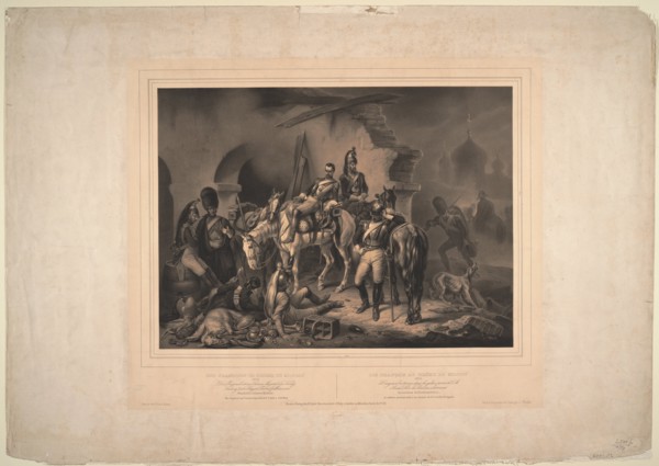 The French Army in the Moscow Kremlin, 1830. Artist: Woelffle, Johannes (1807-1893)