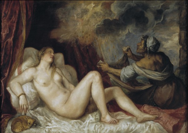 Danae, 1553. Artist: Titian (1488-1576)