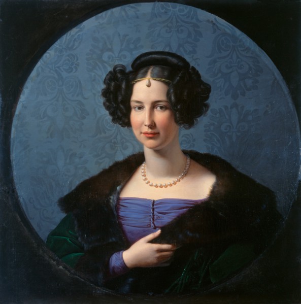 Princess Luise of Anhalt-Bernburg (1799-1882), c. 1840. Artist: Schadow, Friedrich Wilhelm, von (1788-1862)
