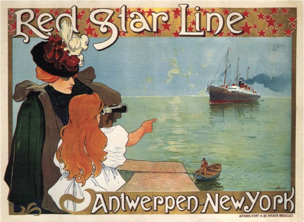 Red Star Line, 1899. Artist: Cassiers, Henri (1858-1944)