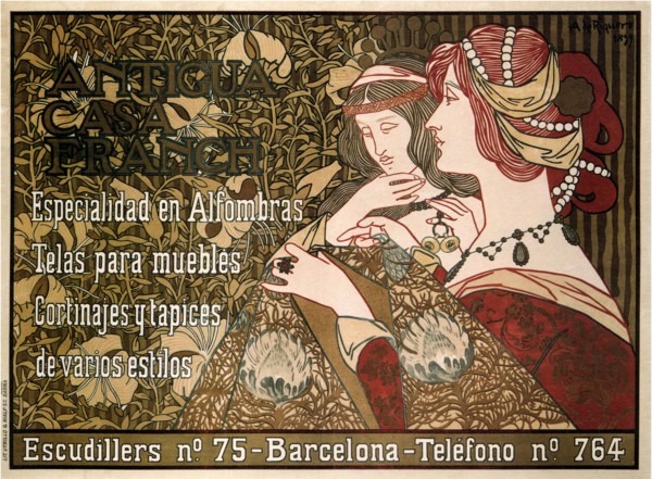 Antigua Casa Franch, 1899. Artist: Riquer Inglada, Alejandro de (1856-1920)