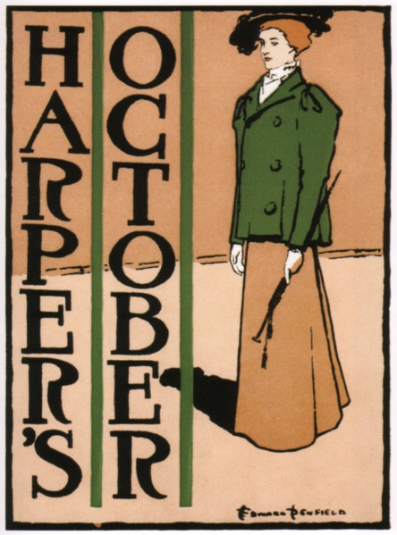 Harper's October, 1895. Artist: Penfield, Edward (1866-1925)