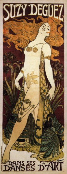 Suzy Deguez, 1905. Artist: Grasset, Eugène (1841-1917)