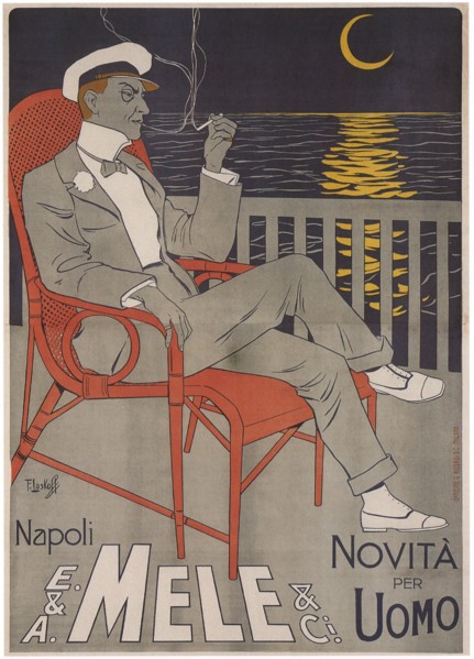 E.& A. Mele Ci., Napoli. The new man, 1900. Artist: Laskowski (Laskoff), François (Franz) (1869-1918)