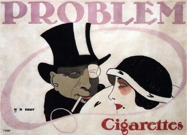 Problem Cigarettes, 1912. Artist: Erdt, Hans Rudi (1883-1925)