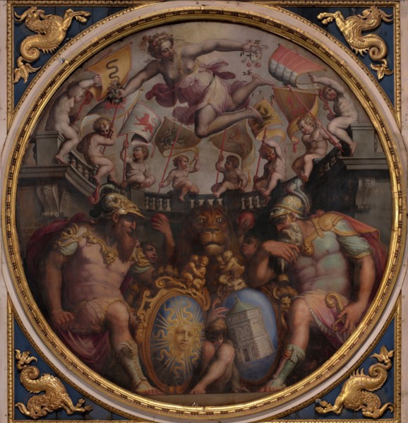 Allegories of the Quarters of San Giovanni and Santa Maria Novella, 1563-1565. Artist: Vasari, Giorgio (1511-1574)