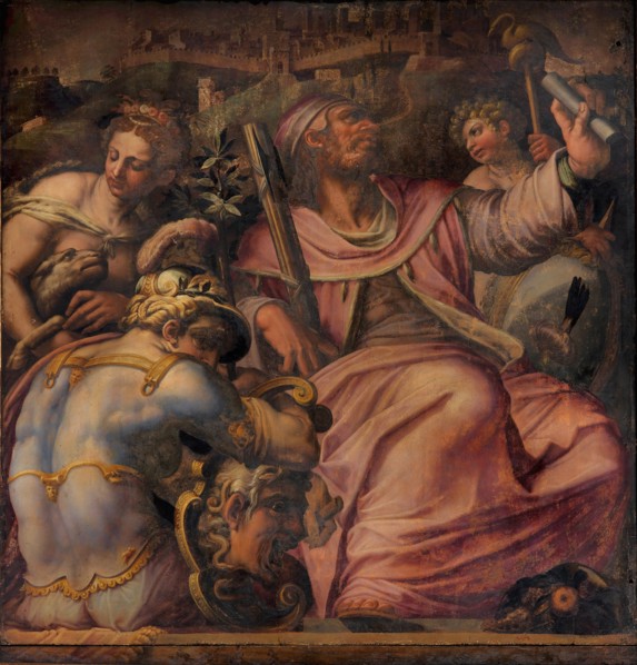 Allegory of Certaldo, 1563-1565. Artist: Vasari, Giorgio (1511-1574)