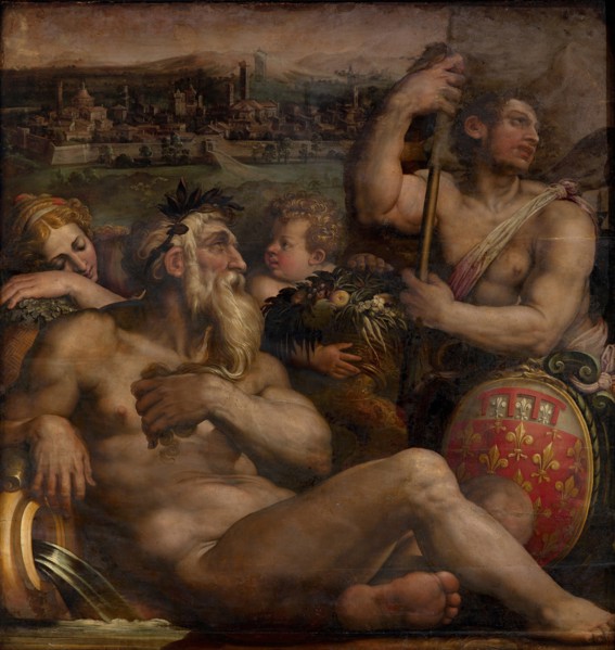 Allegory of Prato, 1563-1565. Artist: Vasari, Giorgio (1511-1574)