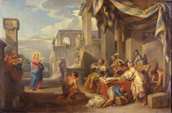 The Vocation of Saint Matthew, 1752. Artist: Panini, Giovanni Paolo (1691-1765)