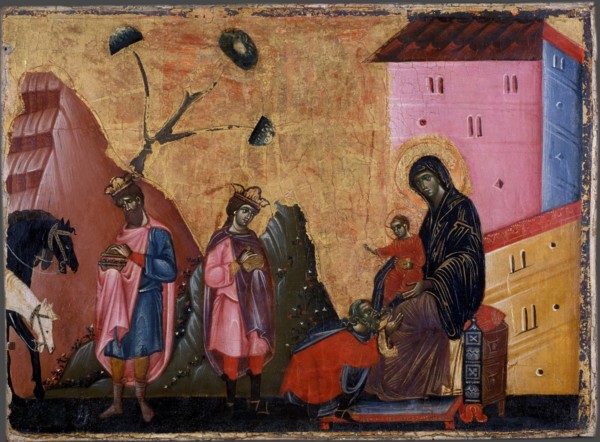 The Adoration of the Magi, c. 1280. Artist: Guido da Siena (active between 1260 and 1290)