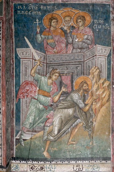 The Beheading of Saint John the Baptist, ca 1350. Artist: Anonymous