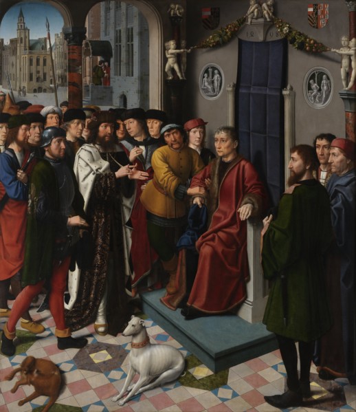 The Judgment of Cambyses (left panel), 1498. Artist: David, Gerard (ca. 1460-1523)