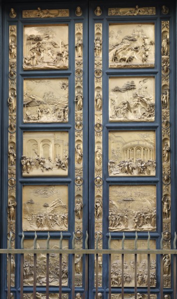 The Gates of Paradise in the Florence Baptistry (Copy), 1425-1452. Artist: Ghiberti, Lorenzo (1378-1455)
