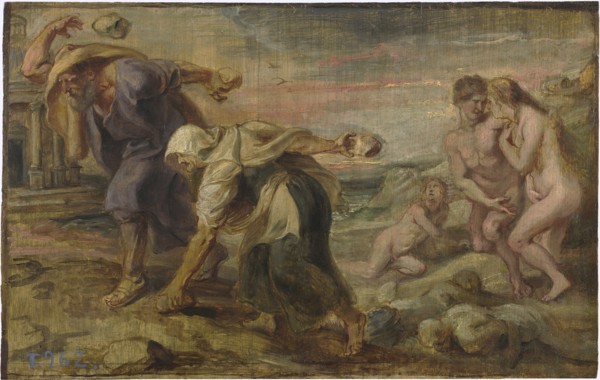 Deucalion and Pyrrha, ca 1636. Artist: Rubens, Pieter Paul (1577-1640)