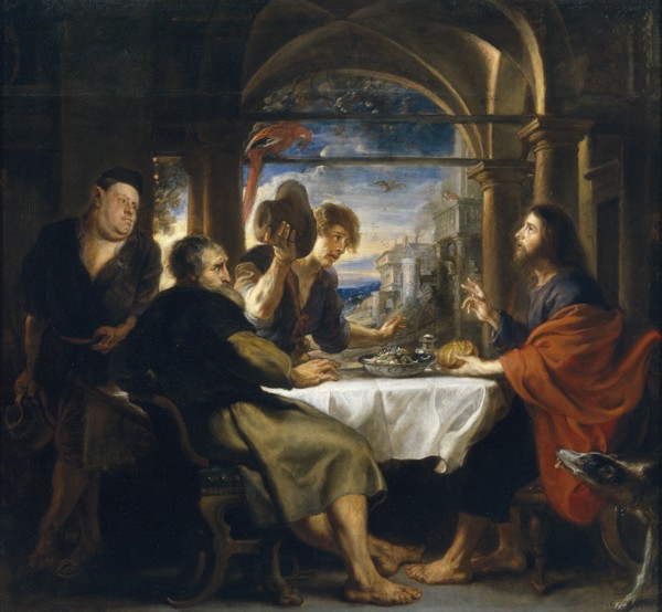 The Supper at Emmaus, 1638. Artist: Rubens, Pieter Paul (1577-1640)