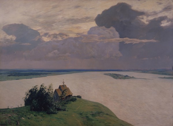 Over Eternal Peace, 1894. Artist: Levitan, Isaak Ilyich (1860-1900)