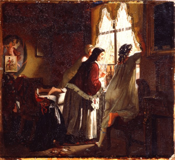Illustration to the poem The Tambov Treasurer's Wife after M. Lermontov, 1862. Artist: Klodt, Mikhail Petrovich, Baron (1835-1914)