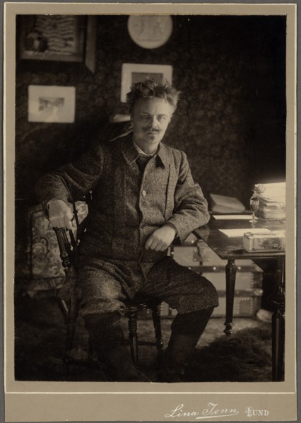 August Strindberg Artist: Jonn, Lina (1861-1896)