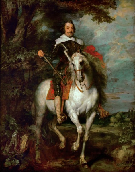 Equestrian portrait of Francisco de Moncada (1586?1635), Marquis of Aytona and Count of Ossuna. Artist: Dyck, Sir Anthony van (1599-1641)