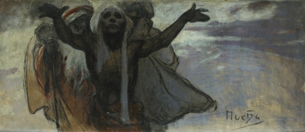 Study for the Slav Epic. Artist: Mucha, Alfons Marie (1860-1939)