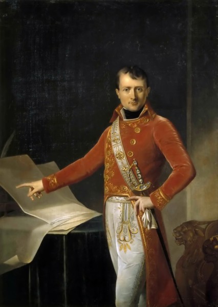 Portrait of Napoleon Bonaparte as First Consul. Artist: Girodet de Roucy Trioson, Anne Louis (1767-1824)