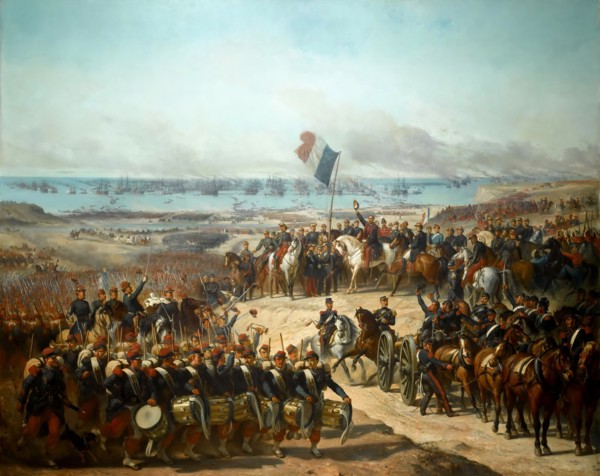Disembarkation of the French Army at Eupatoria, 14 September 1854. Artist: Barrias, Félix-Joseph (1822-1907)