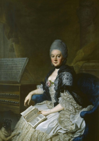 Duchess Anna Amalia of Brunswick-Wolfenbüttel (1739-1807). Artist: Ziesenis, Johann Georg, the Younger (1716-1776)