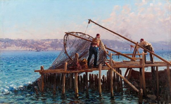 Fishermen. Artist: Zonaro, Fausto (1854-1929)