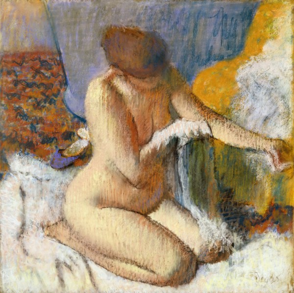La Sortie du bain. Artist: Degas, Edgar (1834-1917)
