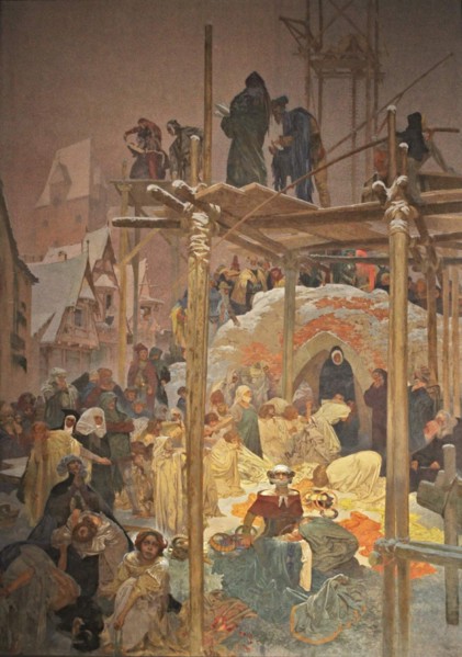 Jan Milic z Kromerize (The cycle The Slav Epic). Artist: Mucha, Alfons Marie (1860-1939)
