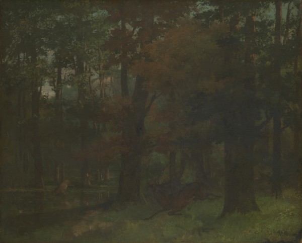 In the Forest. Artist: Courbet, Gustave (1819-1877)