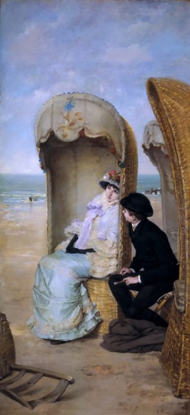 The Confession. Artist: Palmaroli y Gónzalez, Vicente (1834-1896)