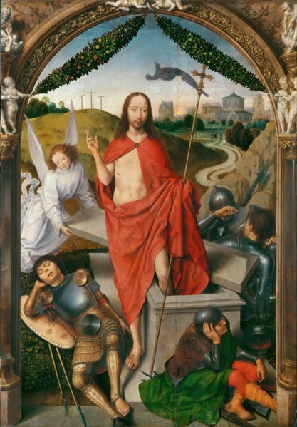Triptych of The Resurrection (Central panel). Artist: Memling, Hans (1433/40-1494)