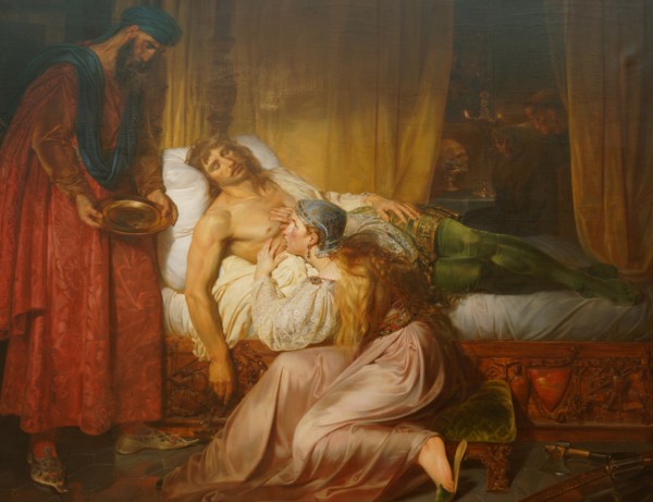 The sacrifice of Sibylla of Jerusalem. Artist: Auvray, Félix (1800-1833)