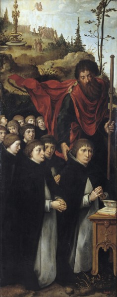 The Apostle Saint James the Great with Preachers (Right panel of The Last Judgment triptych). Artist: Coecke van Aelst, Pieter, the Elder (1502-1550)