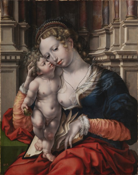Virgin and child. Artist: Gossaert, Jan (ca. 1478-1532)