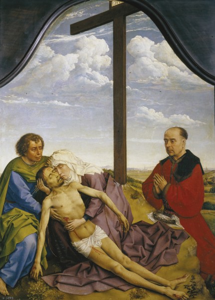Pietà. Artist: Weyden, Rogier, van der (ca. 1399-1464)