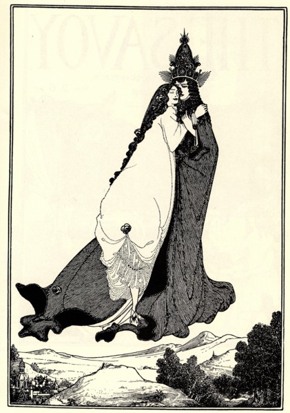 The Ascension of Saint Rose of Lima. Artist: Beardsley, Aubrey (1872?1898)
