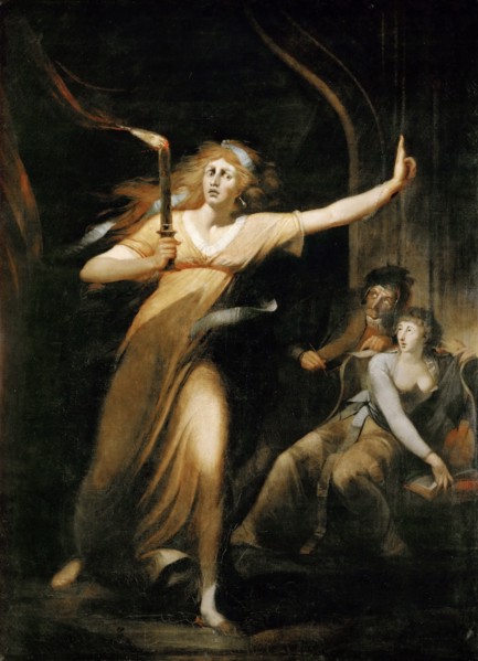 Lady Macbeth Walking in her Sleep. Artist: Füssli (Fuseli), Johann Heinrich (1741-1825)