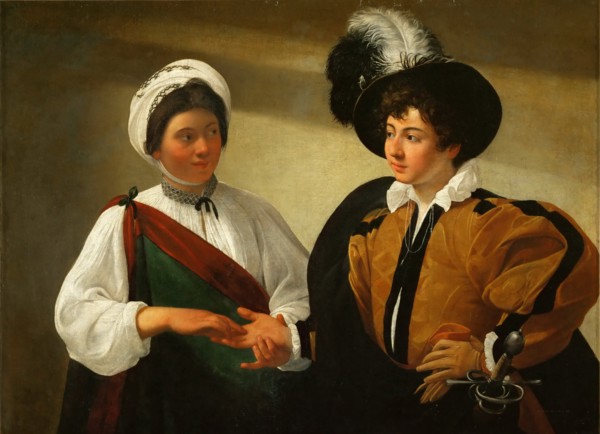 The Fortune Teller. Artist: Caravaggio, Michelangelo (1571-1610)